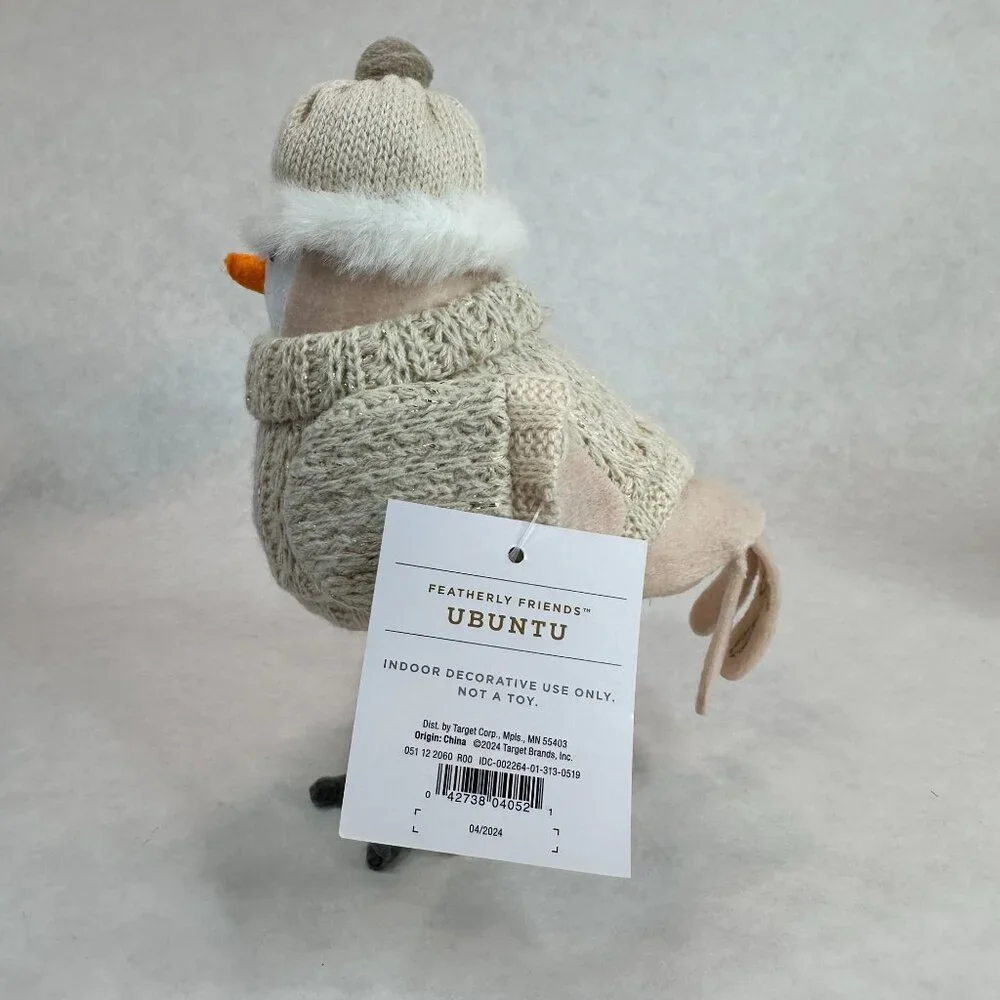 Target Featherly Friends Bird UBUNTU Hat & Scarf 2024 Christmas Winter NEW TAGS‎